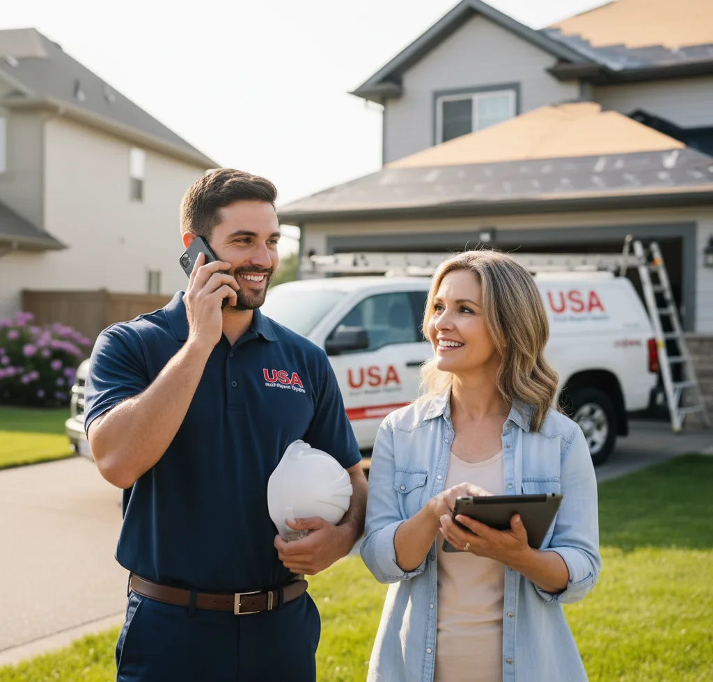USA Roof Repair Experts customer support in Greensboro